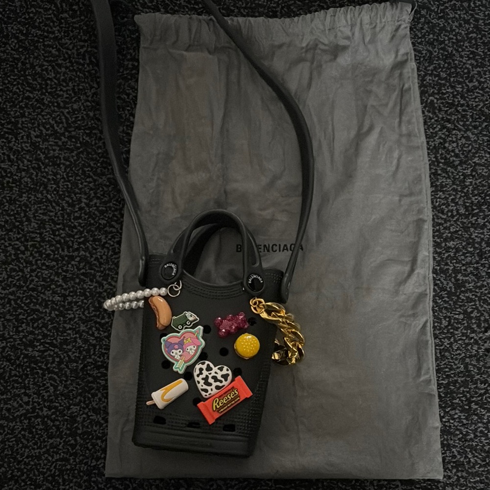 Balenciaga Black Mini Bag with Charms